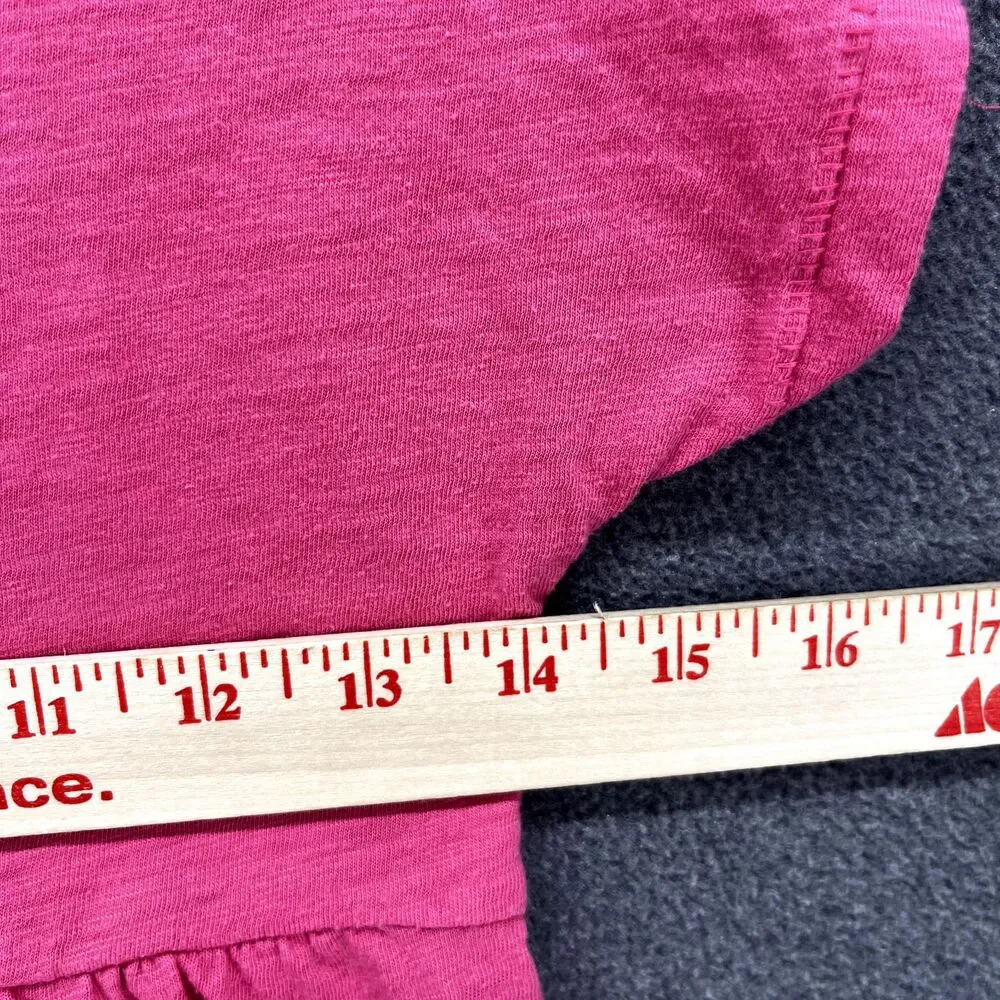 Old Navy Dress Girls Small 6‎ 7 Pink short sleeves beach summer crew neck